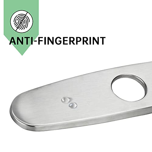 Arrisea Touchless Kitchen Faucets With Pull Down Sprayer, Stainless Steel Brushed Nickel Hand-Free Feature Sink Faucet With 10 Inch Deck Plate, 16 Inch High Arc Farmhouse Kitchen Sink Faucets #TOP6