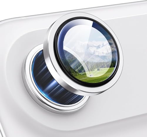 Image of CLITZ for iPhone 17 Air Camera Lens Protector Original Individual Lens Screen Protector | 9H Hardness, Scratch-Resistant, Case Friendly (Silver)