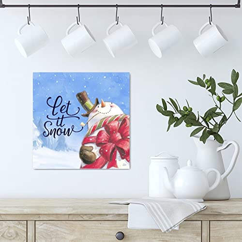 Panneau bois Let It Snow : le cadeau idéal pour Noël - 7
