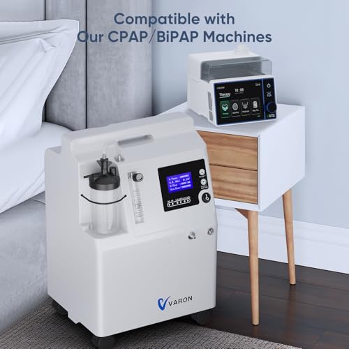 Oxygen Generator, 5 Liter Adjustable, Low Noise with Remote Control,Oxygen Machine Device for Home Use, 93 ± 3%,