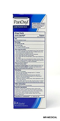Panoxyl 10% Acne Foaming Wash 5.5 Ounce ( Value Pack Of 2) #TOP1