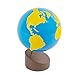 Kghios Montessori Globe of The Continents - Science and Cultural Geography Materials With Continental and Sandpaper Globes - Early Education Teaching Aids Toys