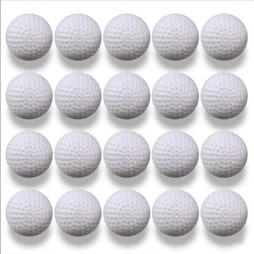 20個セット ゴルフ練習ボール アプローチ練習 41mmサイズ 耐久性に ゴルフ 練習 ボール 室内用