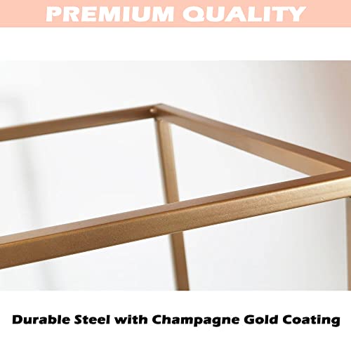 Royxen 2 Pcs/4Pcs Gold Flower Stand 32In/80Cm Wedding Flower Vase For Table, Golden Flower Holder For Home Party Wedding Decoration, New Upgraded (32 Inch Tall (4 Pcs)) #TOP3