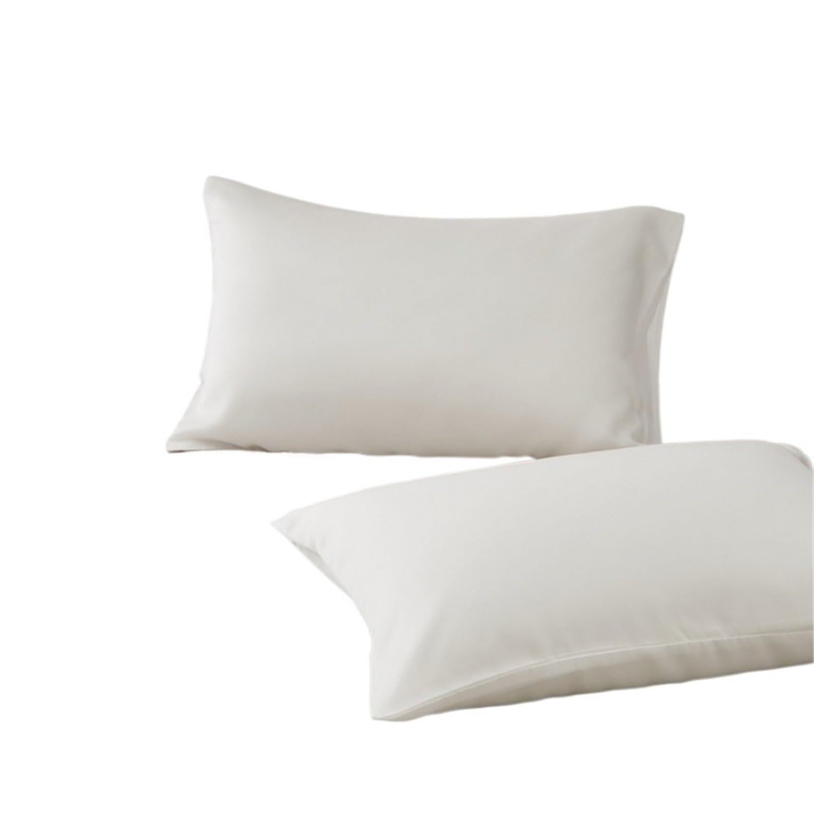 Silk Pillowcase Silky Natural Pillowcase Fiber Pillowcase Cooling Summer Bed Home Pillow Cover 48 * 74cm*2pcs