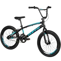 HX Pro 20-Zoll Aluminium BMX Race Bike, Schwarz und Blau, 46