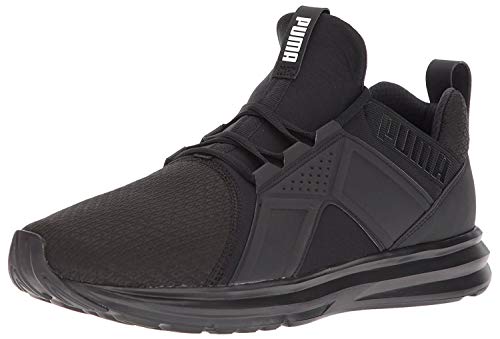 PUMA mens Enzo Sneaker, Black, 10.5 US