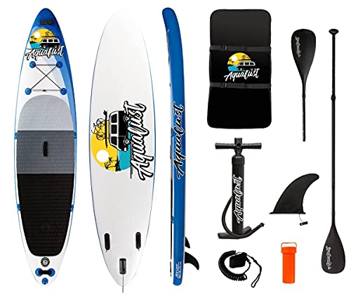 AQUALUST 12'0' SUP Board Stand Up Paddle Surf-Board Kajakpaddel Leash...