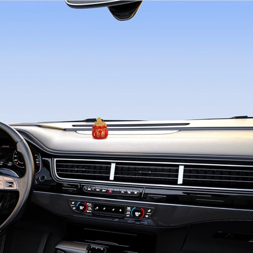 LUOZZY Golden Chinese Money Bag Ornament for Wealth Success Good Luck Home and Car Decoration4