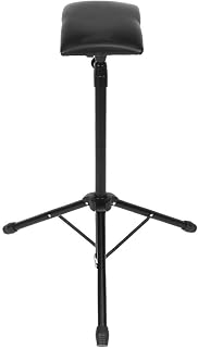 Tattoo Armrest Tripod with Adjustable Height, Soft Sponge Foam Pad Armrest Stand Arm Bar Leg Rest Chair PU Leather Salon Tattoo Tool