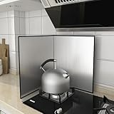 Ti Splatter Shield Guard, Faltbarer Edelstahl Metall Spritzwassergeschützt Spritzschutz Hitzeschutz Wasserdicht Langlebig D Langlebig D Leicht Zu Kleben, 50 * 50cm
