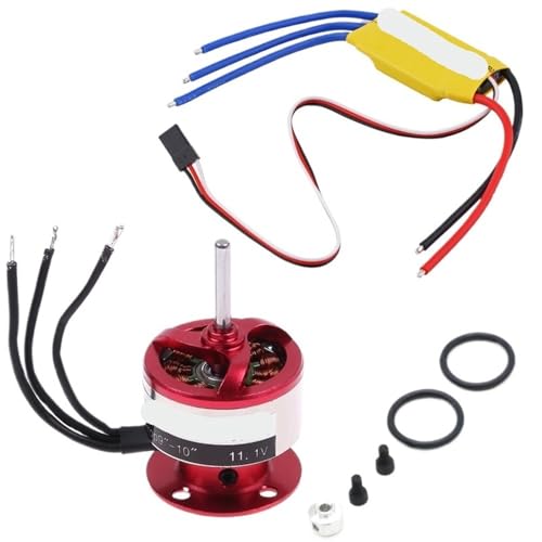 ESC 30A XXD para motor outrunner CF2822 de aviones RC 3