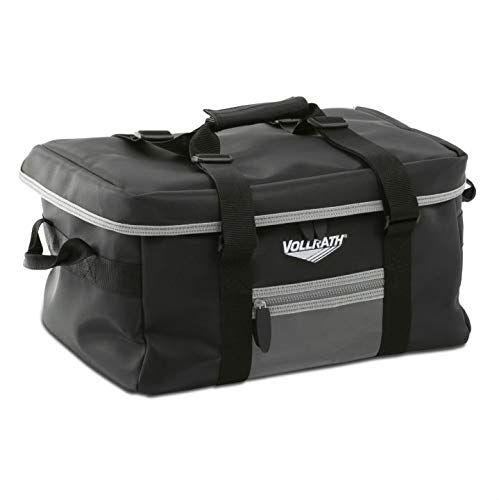 Vollrath VDBM300 Insulated Catering Bag (Includes: Vinyl Liner), Nylon, Black - 17" x 13" x 9"