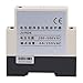 Cloimei JVRD6 Phase Sequence Protection Relay Industrial Grade Voltage Monitor Device for Motors Pumps Elevators Plastic Metal Housing 35mm Rail Mount 7.9x2.3x7.9cm