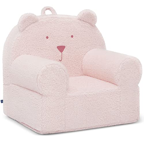 GAP babyGap Sherpa Bear Chair - Greenguard Gold Certified, Blush by Delta Children - Image 3