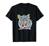 Rat Motif Rodent Cute Rat in Hand Cheese Pet Rats T-Shirt