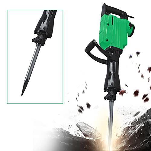 1500W 30J Abbruchhammer Stemmhammer Meißelhammer Schlaghammer Bohrhammer Set mit Bohrer für Abbrucharbeiten – Bild 6