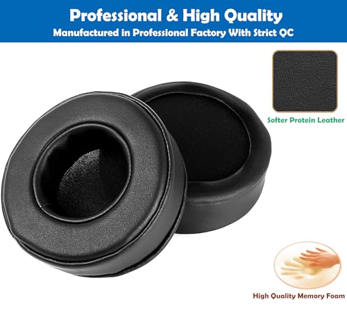 MDR-MA300 Almohadillas de Repuesto Premium de Cuero de Proteína Compatibles con Sony MDR-MA300 MDR-MA500 MDR-MA900 miniatura 3