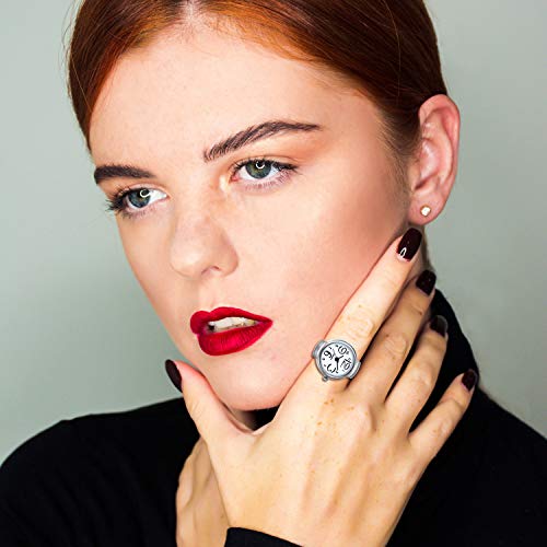 jewelrywe men women finger watch creative elastic round quartz finger ring watches