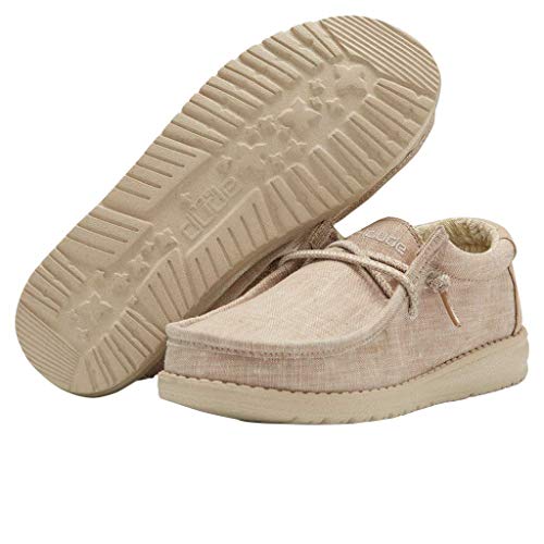 Image of HEYDUDE Boy's Wally Youth Multiple Colors | Boy's Shoes | Boy's Lace Up Loafers | Comfortable & Light-Weight