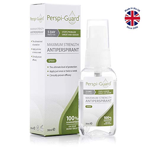 Perspi-Guard Maximum Strength Antiperspirant - Clinically Proven Protection From Problem Sweat And Odour - Made in UK 30ml