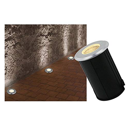 Faretti da Incasso for Esterni Honeycomb antiriflesso Bassa tensione 24V luci da terra for esterno IP67 impermeabile Faretto da terra Segnapasso a LED terrazza Pavimento di legno prato decorazione ill