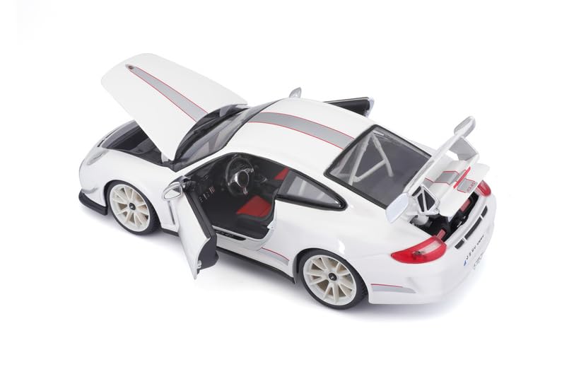 Porsche 911GT3 RS 4.0 blanco a escala 1:18 miniatura 7