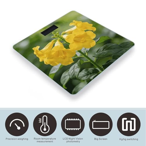 Báscula Digital de Baño Amarilla Body Weight Scale miniatura 3