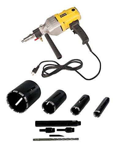 Steel Dragon Tools® 85D With 1.5In. 2In. 3In. 5In. Dry Diamond Core Drill Bits #TOP9