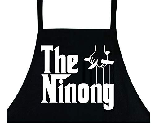 Dabbledown The Ninong, Filipino, Phillippines, Manly Apron, Funny BBQ Apron for Men, Menâ€™s Apron for Grilling Gifts for Men, Grilling Apron