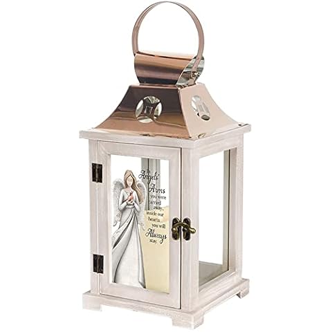 Carson Memorial Lantern with Flameless Candle Cover
