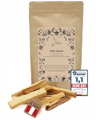 10 Sticks Palo Santo Räucherholz Premium aus Peru Bursera graveolens