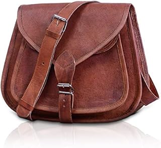 Leather Crossbody Bag for women 12 inch purse tote ladies bags satchel travel