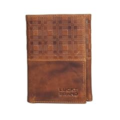 Plaid Embossed Leather - Brown