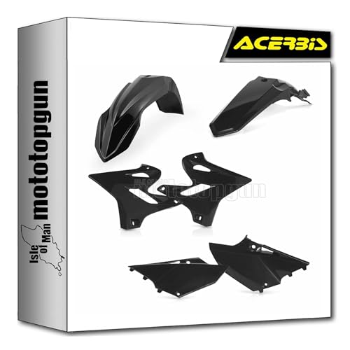 Cache carénage noir Acerbis YZ 250 plastique moto Yamaha 2019 2020