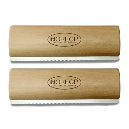 MORECP 2pcs 8in Deshedding Grooming Tool for Horses, Dogs & Cats, Horses Brush Durable Curry Comb for All Hair Types,Pet Hair Removal Tool