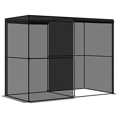 Outsunny 8' x 4' x 6' Crop Cage, Plant Protection Tent with...
