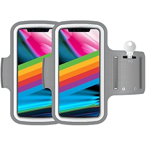 Brazalete deportivo móvil Sesagon para smartphones de hasta 6.9" - Pack 2 unidades Cover