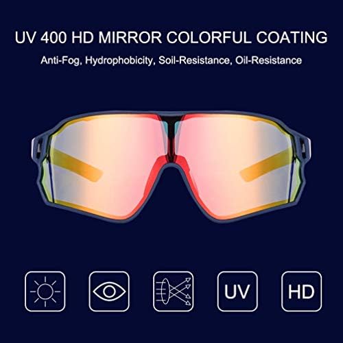 ROCKBROS Polarized Sunglasses Sport Sunglasses UV 400 Protection TR90 Frame Riding Ski Goggles Eyewear for Outdoor Sports Cycling Running Climbing Fishing Driving Snowboarding