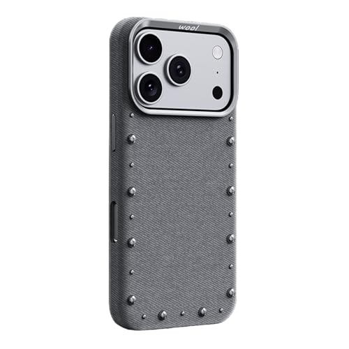 Protection caméra iPhone 17 Pro magnétique mince texture tissu