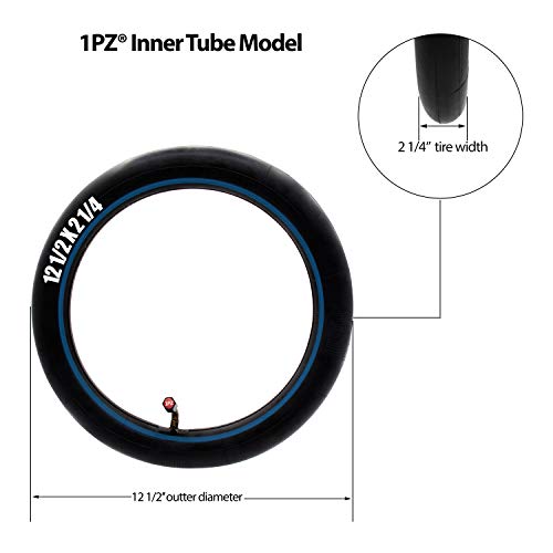 1PZ ER5-T02 Set of 12-1/2"x2-1/4" (12.5 x 2.25) Tire & Inner Tube for Razor Pocket Mod Bella Betty Bistro Daisy Hannah Sweet Pea Currie Schwinn GT IZIP eZip Gas MX125 Dirt Rocket Electric Scooter Bike - Image 4