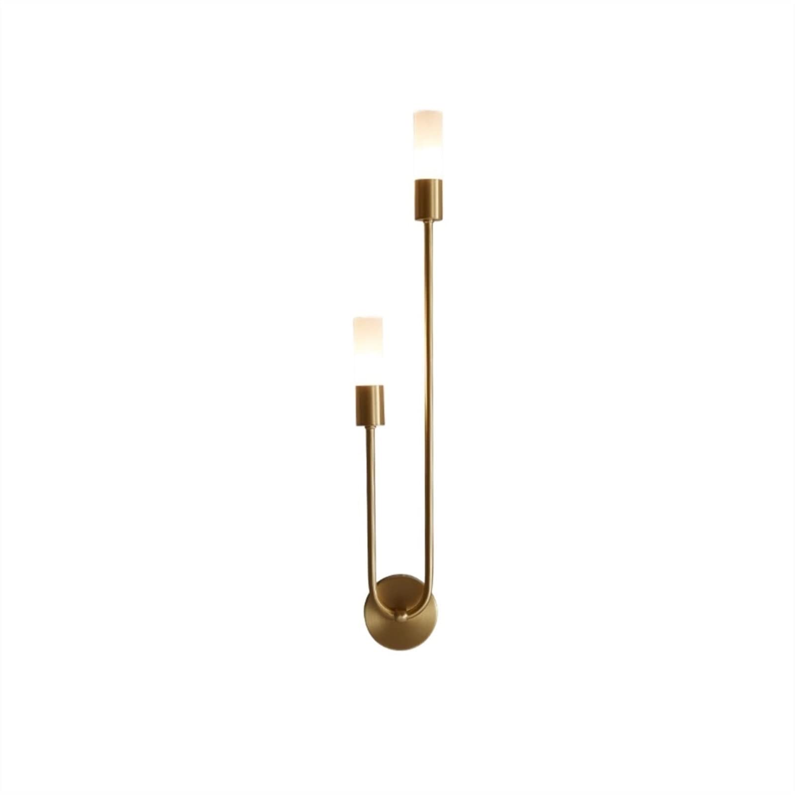 SMCCYYSD Modern Master Bedroom Bedside Wall Lamp Creative Room Living Aisle Corridor Background Full Copper Hanging Sconce T-155