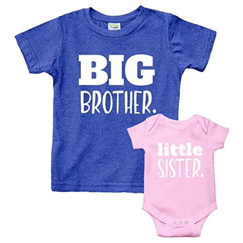 Image of Unordinary Toddler Big Brother Little Sister Outfits brother sister Sibling Matching Baby Newborn Girl Set