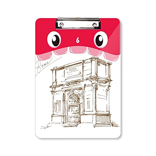 Bloc-notes A4 Arch de Constantine Rome pour écrire partout sans table de bureau