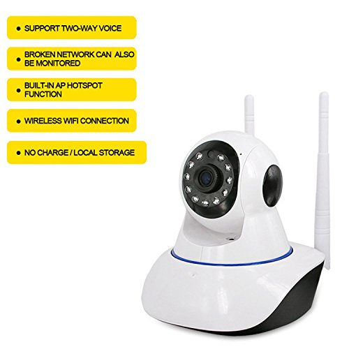 Preisvergleich Produktbild Sicherheitskamera Logitech Überwachungskamera Kabellos Mit WiFi Kamera Pro Dome Kamera PTZ WiFi Camcorder Karte Temperatur- und Feuchtigkeitssensor X2-Q