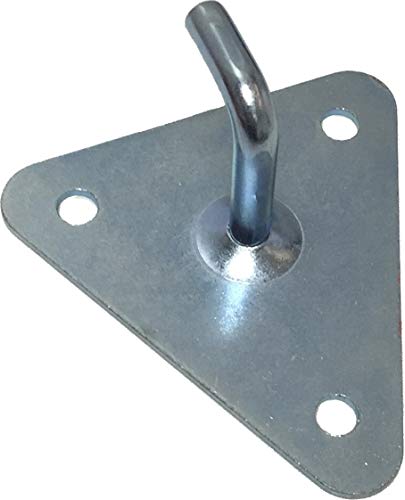 Grupo Cano Lopera | Soporte de Pared para Extintor de Anhídrido Carbónico CO2 | Con Capacidad de Soporte de 2 kg | Forma Triangular Con tres agujeros | Hecho en Acero | Muy Resistente