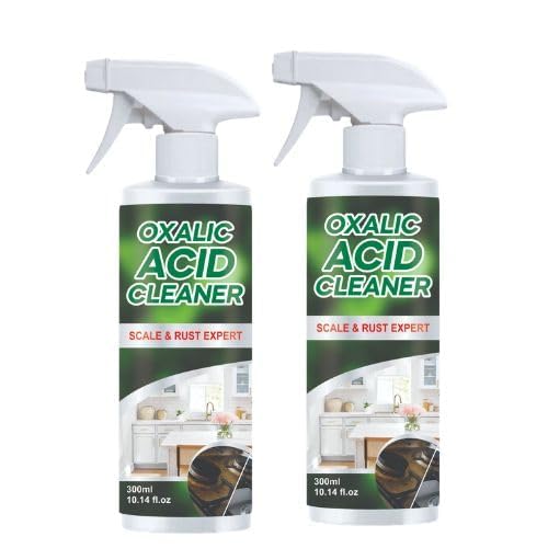Image of Oxalic Acid Surface Cleaner Spray 200ml | Multi-Purpose Bathroom, Tile & Sink Stain Remover | Hard Surface Cleaning Spray for Home & Kitchen (Pack of 2) (Two Pack)