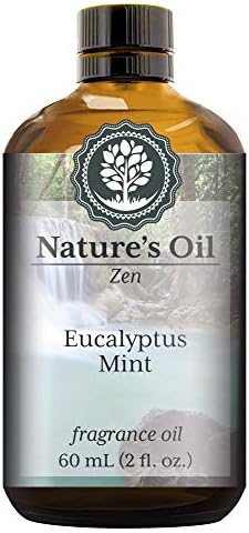 Eucalyptus Mint Fragrance Oil (60ml) For Diffusers, Soap Making, Candles, Lotion, Home Scents, Linen Spray, Bath Bombs, Slime