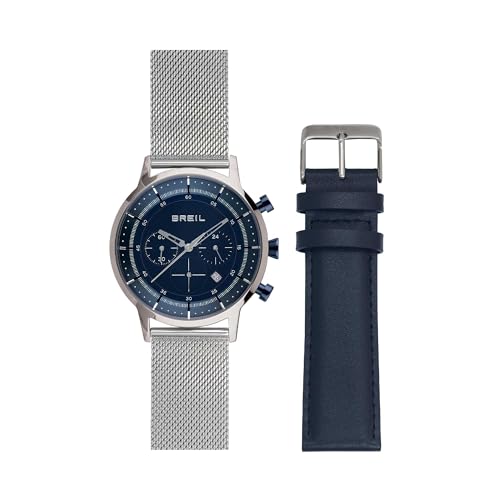 Montre analogique quartz Breil TW1863 pour homme avec élégant bracelet en acier inoxydable