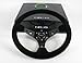 NRG Steering Wheel - 06 (Deep Dish) - 350mm (13.78 inches) - Black Suede with Black Spokes - Part # ST-006S
